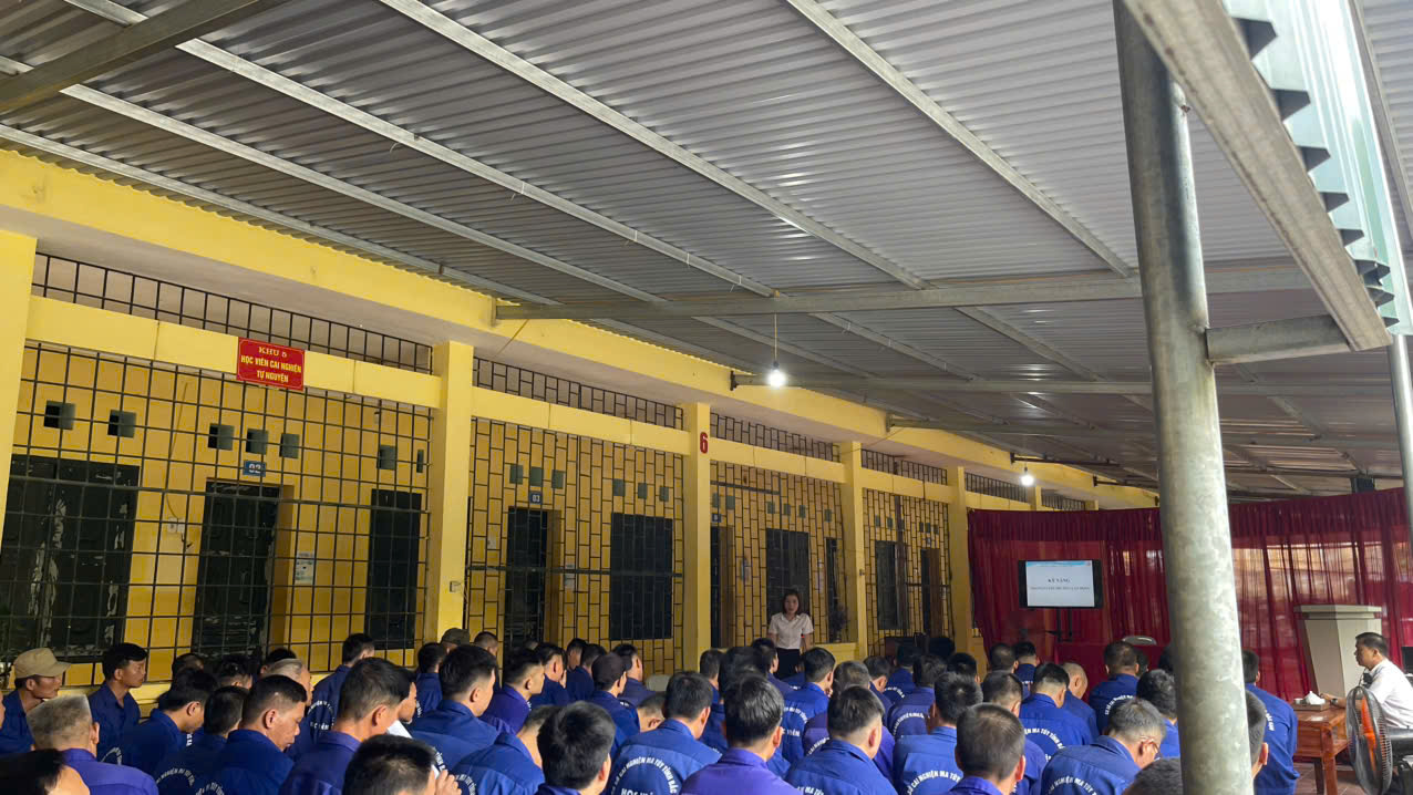 TỔ CHỨC HỘI NGHỊ CUNG CẤP THÔNG TIN THỊ TRƯỜNG LAO ĐỘNG TẠI CƠ SỞ CAI NGHIỆN MA TÚYSỐ 2 TỈNH THÁI NGUYÊN