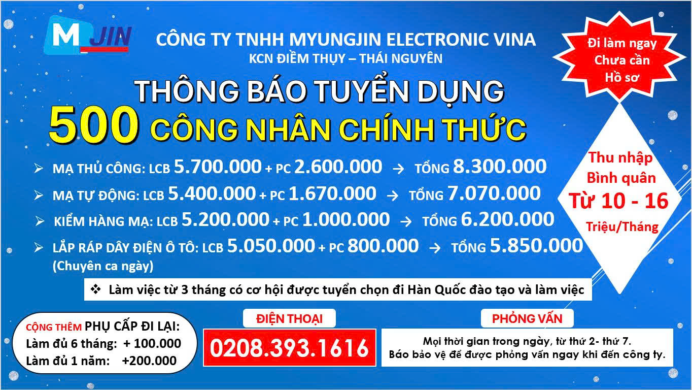 Công ty TNHH Myungjin Electronic Vina