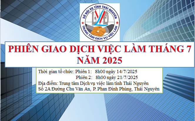 Tổ chức thành công Phiên giao dịch việc làm tháng 7 năm 2025